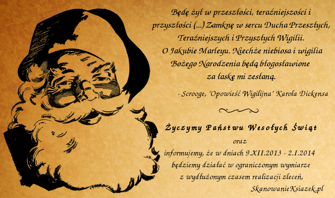 skanowanieksiazek.pl dygitalizacja  tanie skanowanie ksiazek CYBERNESS Święta
